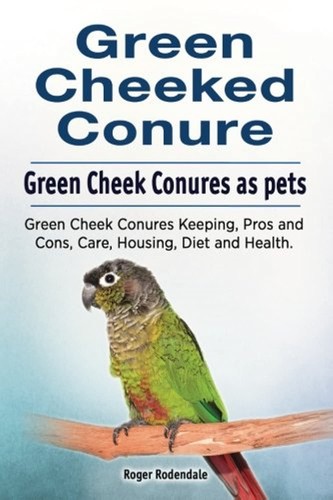 Green cheeked conure - green,